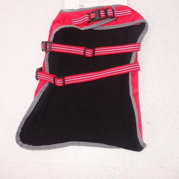 NEW Kong Dog Rip Stop Blanket Coat Jacket Water Resistant Fleece Size XS RED - Picture 5 of 8